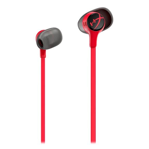HyperX Cloud Earbuds II Gaming Earbuds, Rød - C - Mindre Slid