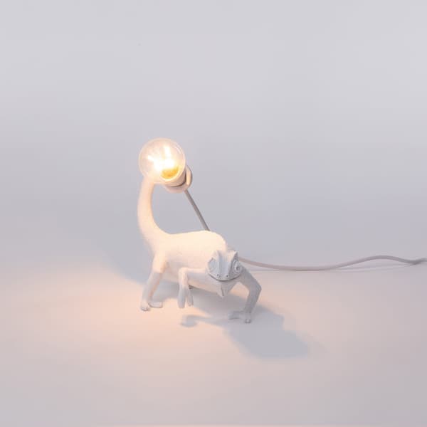 Kameleon Bordlampe Still, Hvit - B - Veldig bra