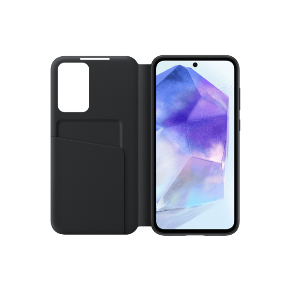 Samsung Galaxy A55 5G Smart View Wallet Case Sort - A - Som ny