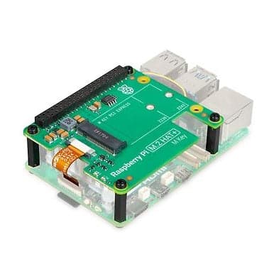 Raspberry Pi M.2 HAT+ -laajennuskortti - A - Kuin uusi