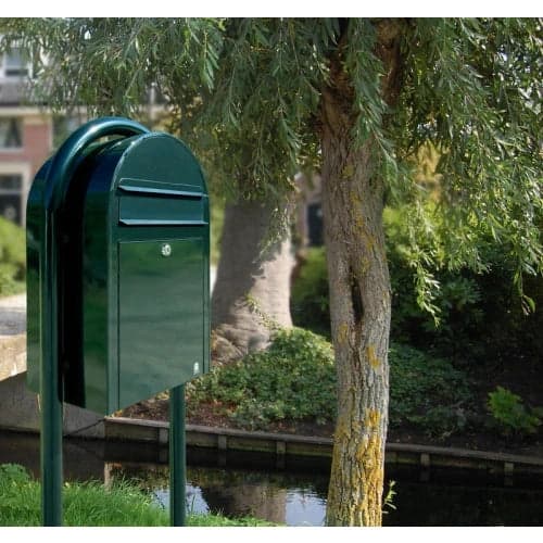 Bobi Klassisk Postkasse, Grønn - A - Som Ny