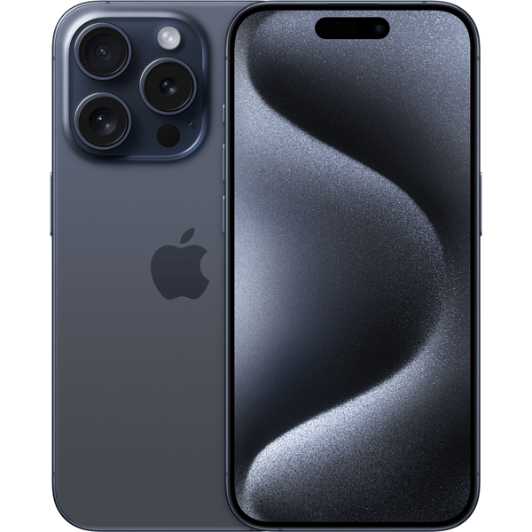 iPhone 15 Pro 128GB, Blå Titanium - C - Af Partner