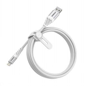 OtterBox Premium USB-A till Lightning-kabel, 2m, vit - A - Som ny