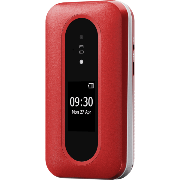 Doro Leva L31s 4G, Rød/Hvit - A - Som ny