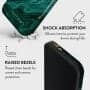 Burga iPhone 16e Tough Case, Emerald Pool - A - Som ny