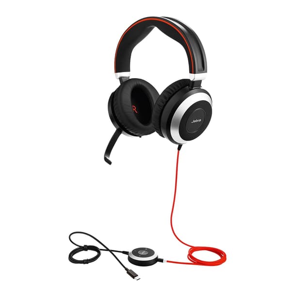 Jabra Evolve 80 UC USB-C - A - Kuin uusi