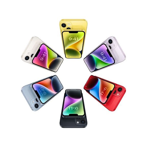 Apple iPhone 14 Plus 5G 128 GB, gul - C - Av partner