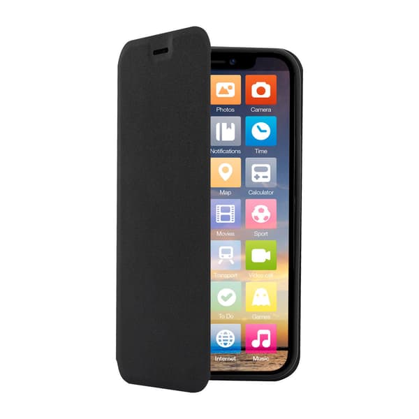 Screenor Clever Galaxy A17 4G/5G Wallet Case, Sort - A - Som ny