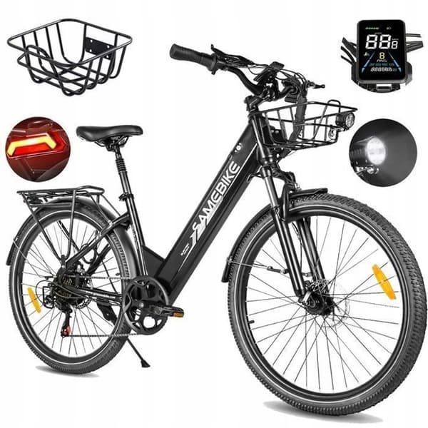 Samebike Elcykel RS-A01 Pro, 1000W, Sort - A - Som ny