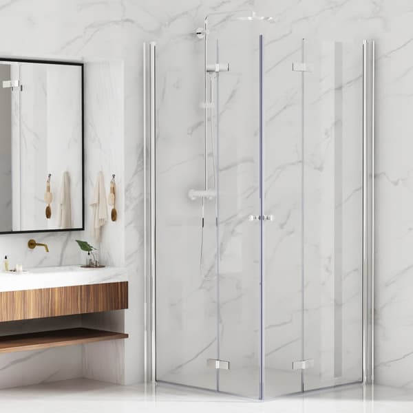 Bathlife Foldbart Brusehjørne 900mm - A - Som Ny