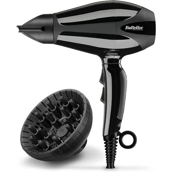 BaByliss Hårtørrer 6715DE Compact Pro, Sort - A - Som ny