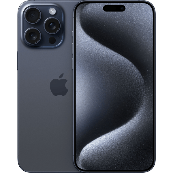 iPhone 15 Pro Max 512GB, Blå Titanium - C - Af Partner