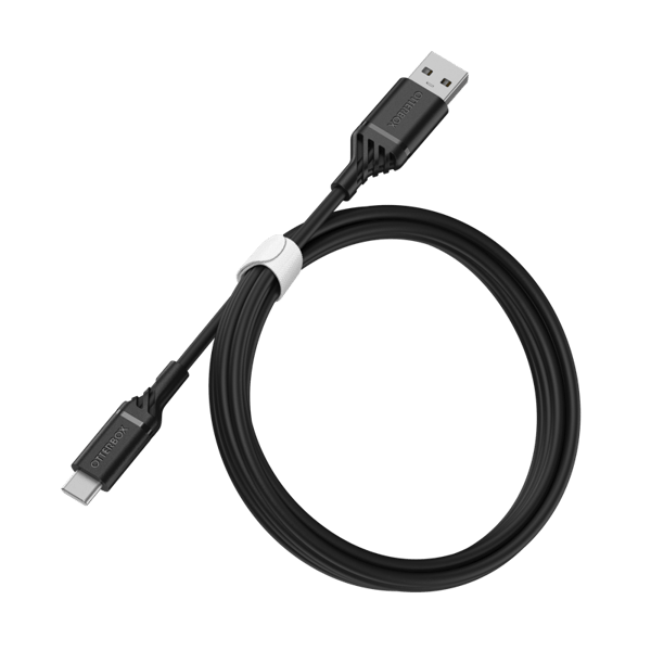 OtterBox Standard 1m USB-C - USB-A Kabel Sort - A - Som Ny