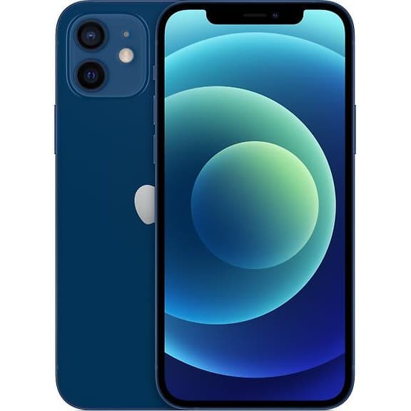 Apple iPhone 12 64 GB puhelin, sininen (MGJ83) - C - Pientä kulumaa