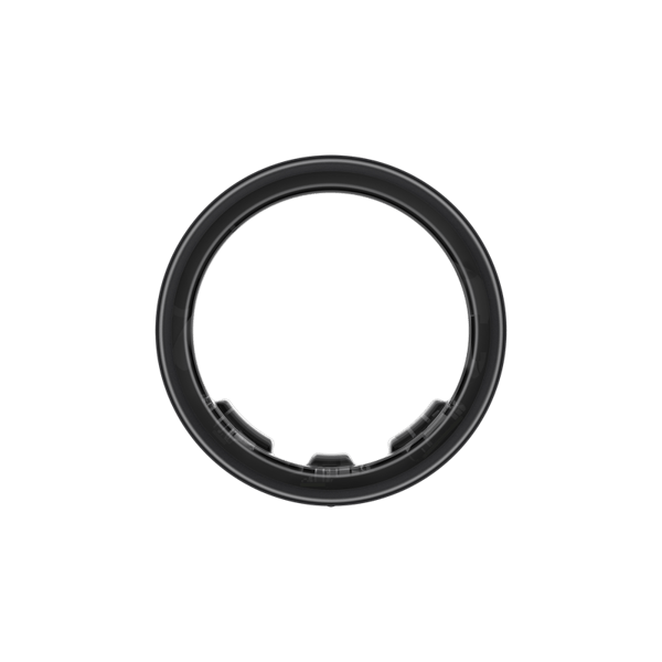 Samsung Galaxy Ring Titanium Sort, Størrelse 7 - A - Som ny
