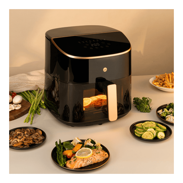 Wilfa AFD-80 Split Air Fryer, Musta - A - Kuin uusi