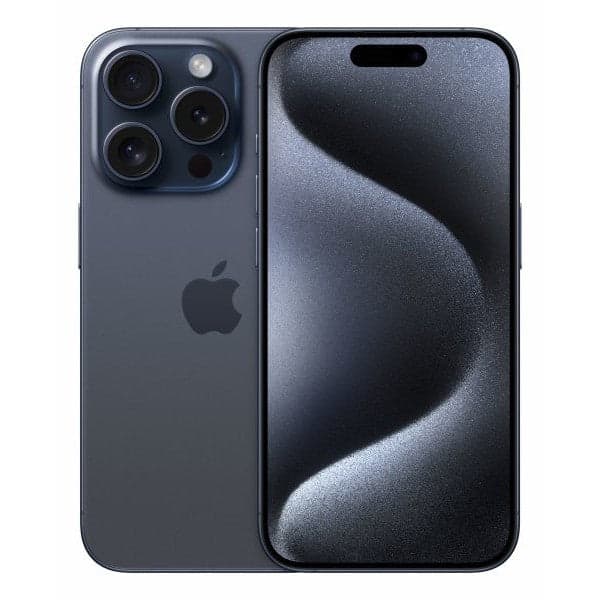 Apple iPhone 15 Pro 256GB, Blå Titan - C - Av partner