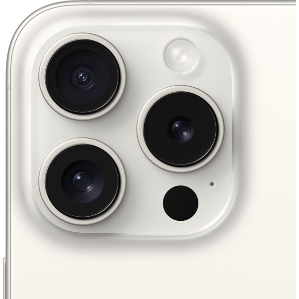 iPhone 15 Pro 5G 128GB, Hvid Titanium - C - Af Partner