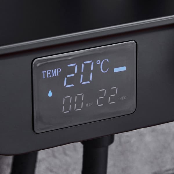 Lyfco Takdusjsett med Integrert LED-display, Matt Svart - A - Som Ny