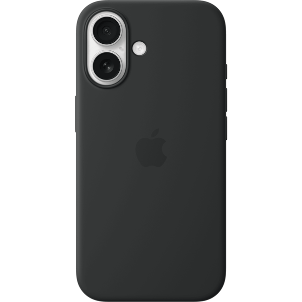 Apple iPhone 16 Silikone Cover med MagSafe, Sort - A - Som Ny