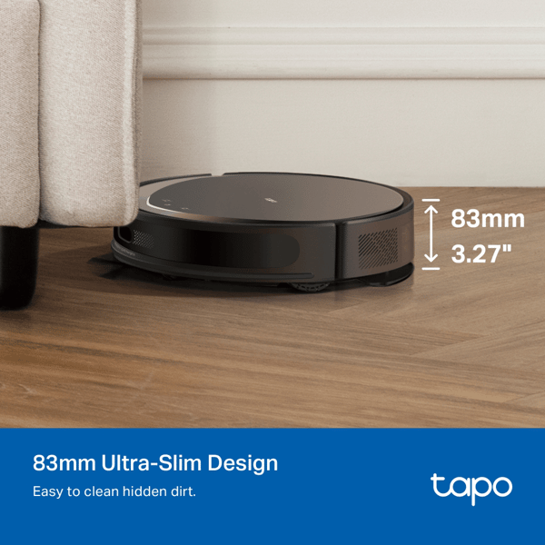 TP-Link Tapo RV20 Max Robotstøvsuger, Sort - B - Meget god