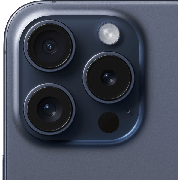 iPhone 15 Pro 256 GB, blå titan - C - Av partner