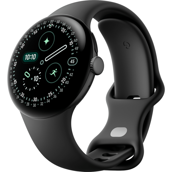 Google Pixel Watch 4 eSIM Smartwatch, 45mm, Sort - A - Som ny