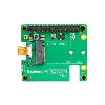Raspberry Pi M.2 HAT+ udvidelseskort - A - Som ny