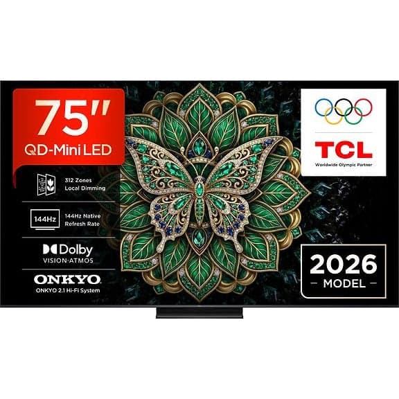 TCL 75" C6K Pro 4K QD Mini-LED Google TV - B - Mycket bra