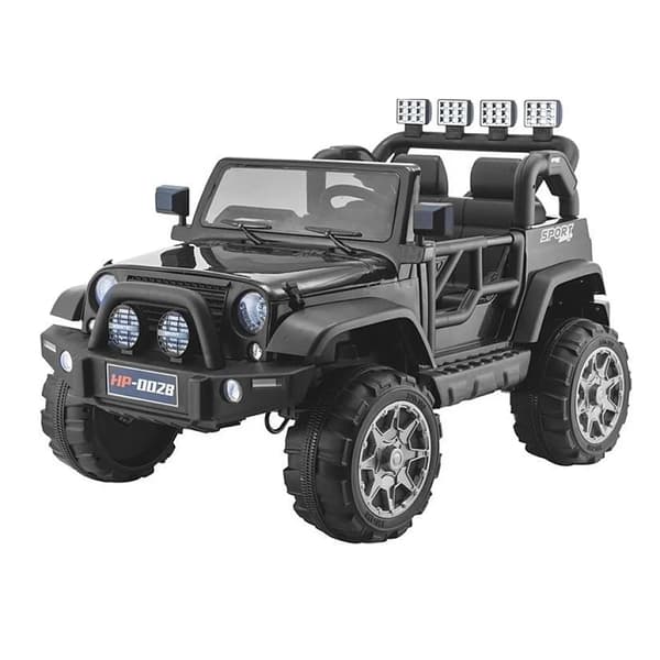 Børns Elbil Lean Cars Jeep HP012, Sort - C - Mindre Slid