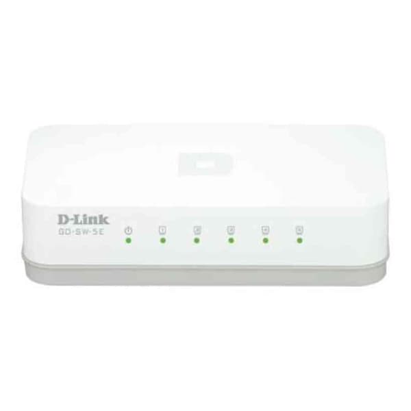 D-Link GO-SW-5E/E 5-Port Ethernet Easy Desktop Switch - A - Som Ny