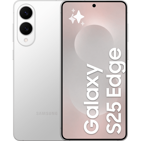 Samsung Galaxy S25 Edge 512GB, Titanium Sølv - A - Som Ny