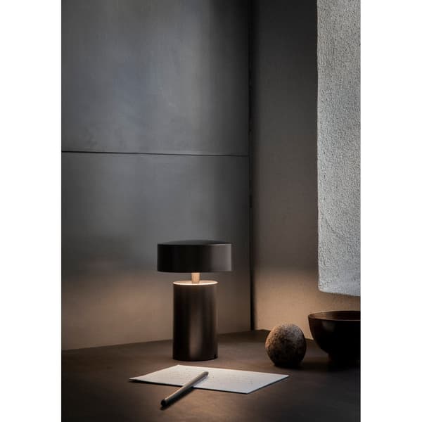 Søylebordlampe, bærbar - A - Som ny