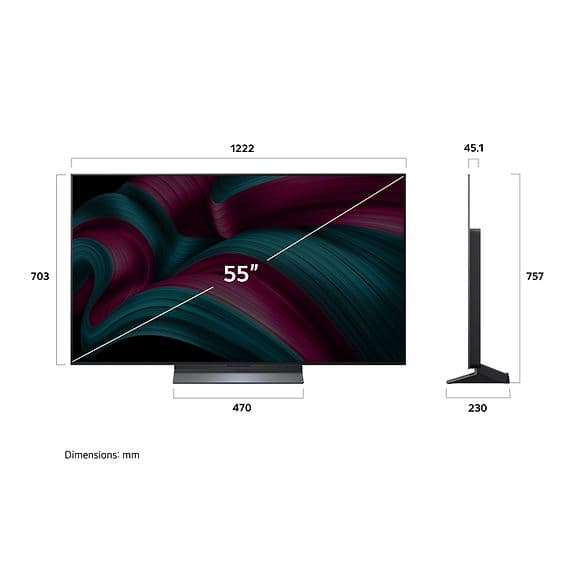 LG 55" OLED evo C5 – 4K TV (C51) - A - Som ny