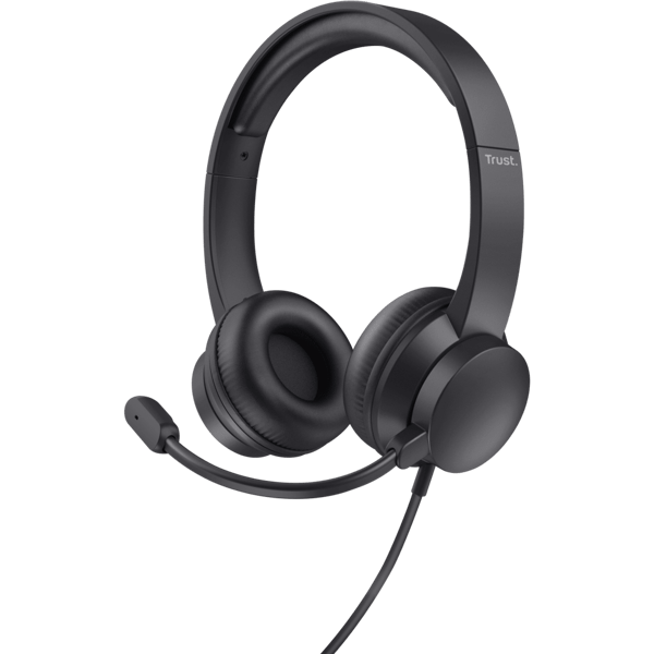 Trust Ayda USB-A PC-headset, svart - A - Som ny