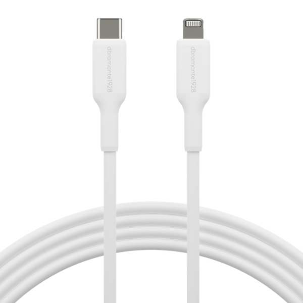 Dbramante Kabel 2m USB-C til Lightning, Hvid - A - Som ny