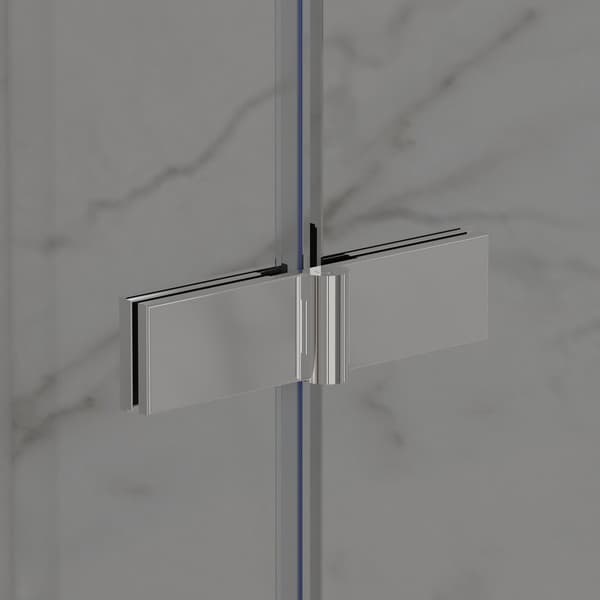Bathlife Foldbart Brusehjørne 900mm - A - Som Ny
