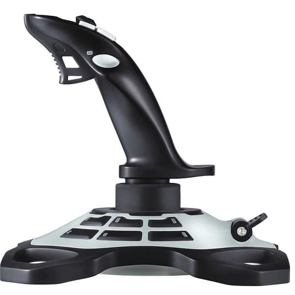 Logitech Extreme 3D Pro, harmaa/musta - B - Erittäin hyvä