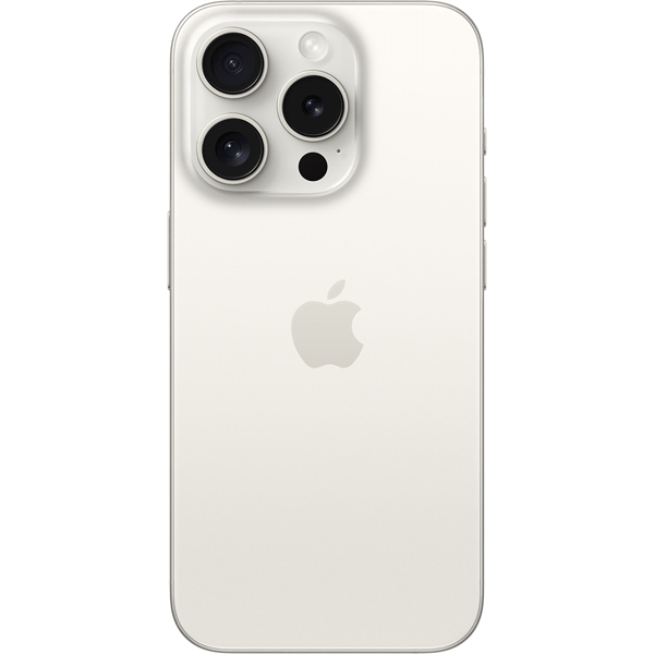 iPhone 15 Pro 5G 128GB, Hvid Titanium - C - Af Partner