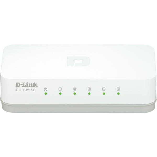 D-Link GO-SW-5E/E 5-Port Ethernet Easy Desktop Switch - A - Som Ny