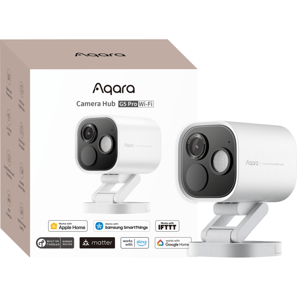 Aqara Camera Hub G5 Pro, Wi-Fi - Vit - A - Som ny