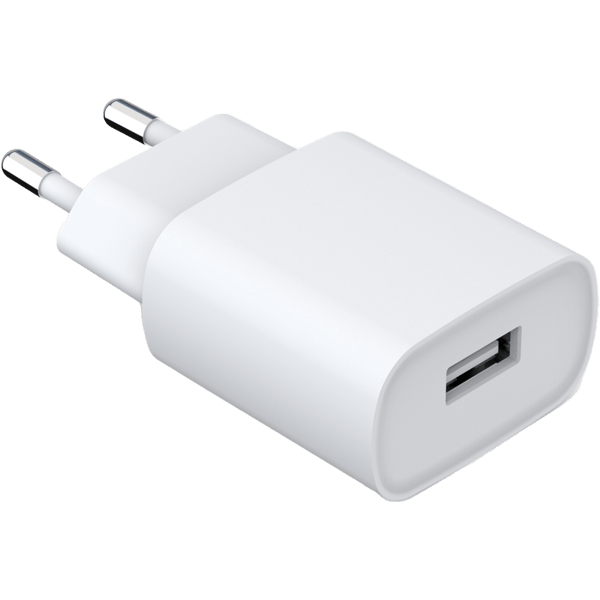 GRATEQ AJOS AC ADAPTER USB-A 12W HVIT - A - Som ny