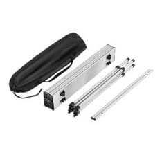 Tectake Vikbart Campingbord i Aluminium - B - Mycket bra