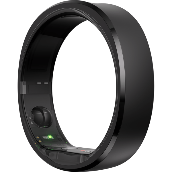 RingConn Gen 2 Smart Ring, Sort, Størrelse 14 - A - Som Ny