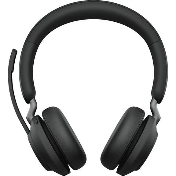 Jabra Evolve2 65 Stereo LINK380A Trådløst Headset + Dockingstation, MS, Sort - A - Som ny