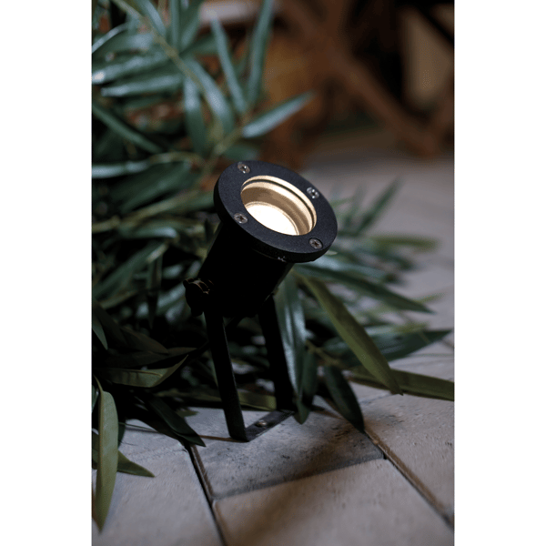 Udendørs Spotlight GU10 100mm, Sort - A - Som ny