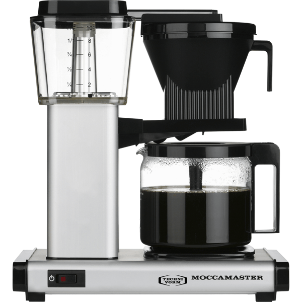 Moccamaster Automatic Matt, Silver - A - Som ny