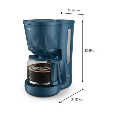 Philips Kaffebryggare Series 3000, Marinblå - C - Mindre slitage