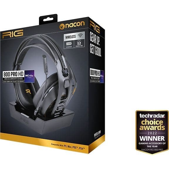 RIG 800 Pro HD Gaming Headset, Sort - B - Meget god