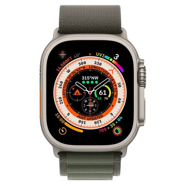 Apple Watch Ultra Titanium Case Green Alpine S - B - Meget god